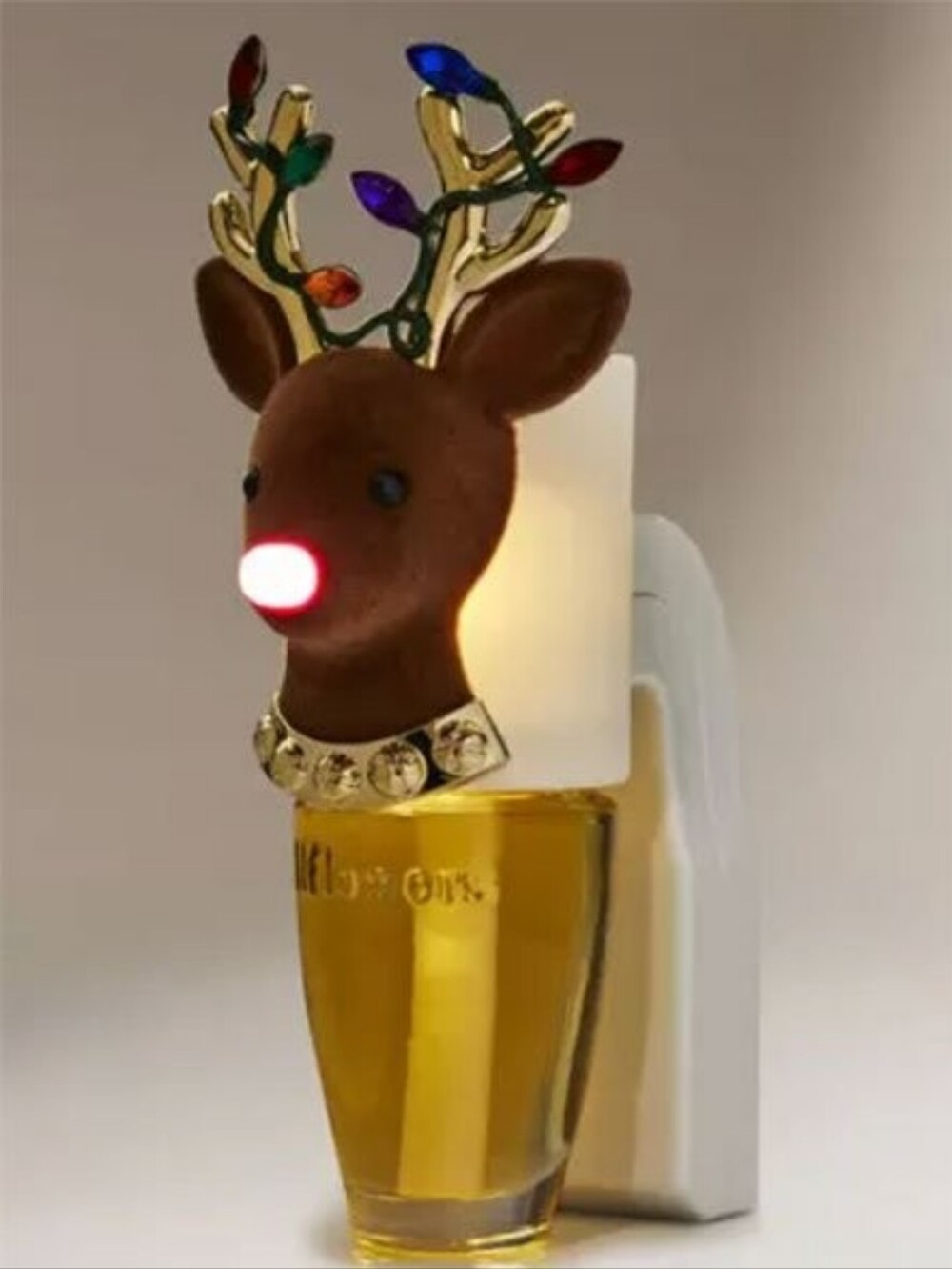 Bath & Body Works Reindeer Light-Up Wallflowers Plug NWT Christmas